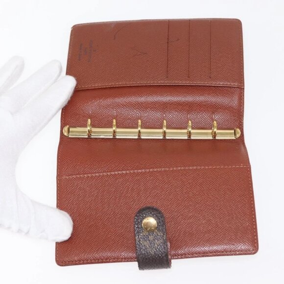 LOUIS VUITTON Monogram Agenda PM Day Planner Cover R20005 LV Auth 146032 - Picture 12 of 16